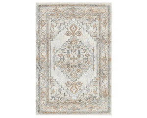 Jolie JOL02 Grey/Gold Rug - Baconco