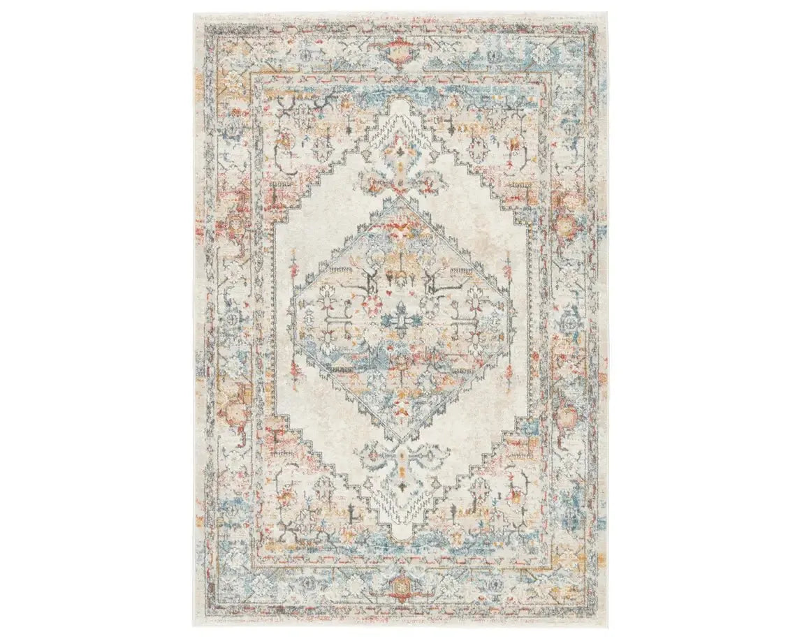 Jolie JOL03 Grey/Multi Rug - Baconco