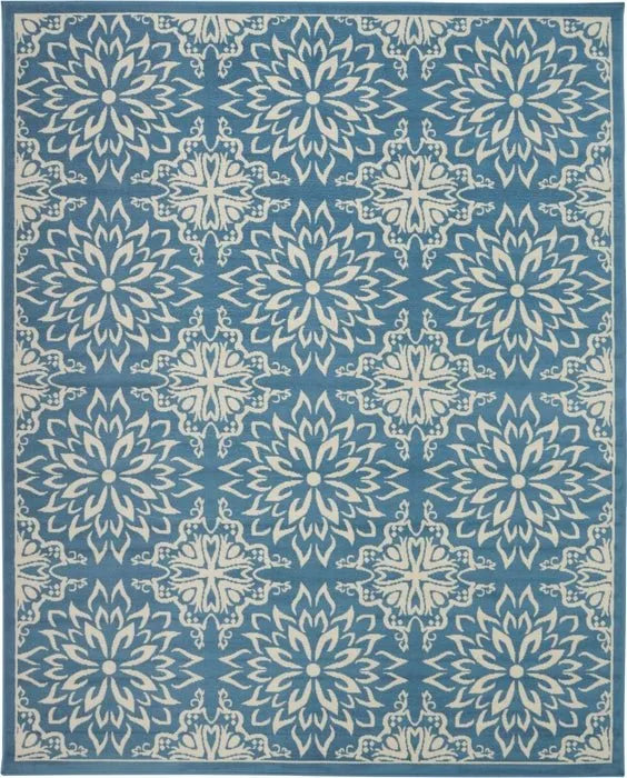 Jubilant JUB06 Ivory/Blue Rug - Baconco