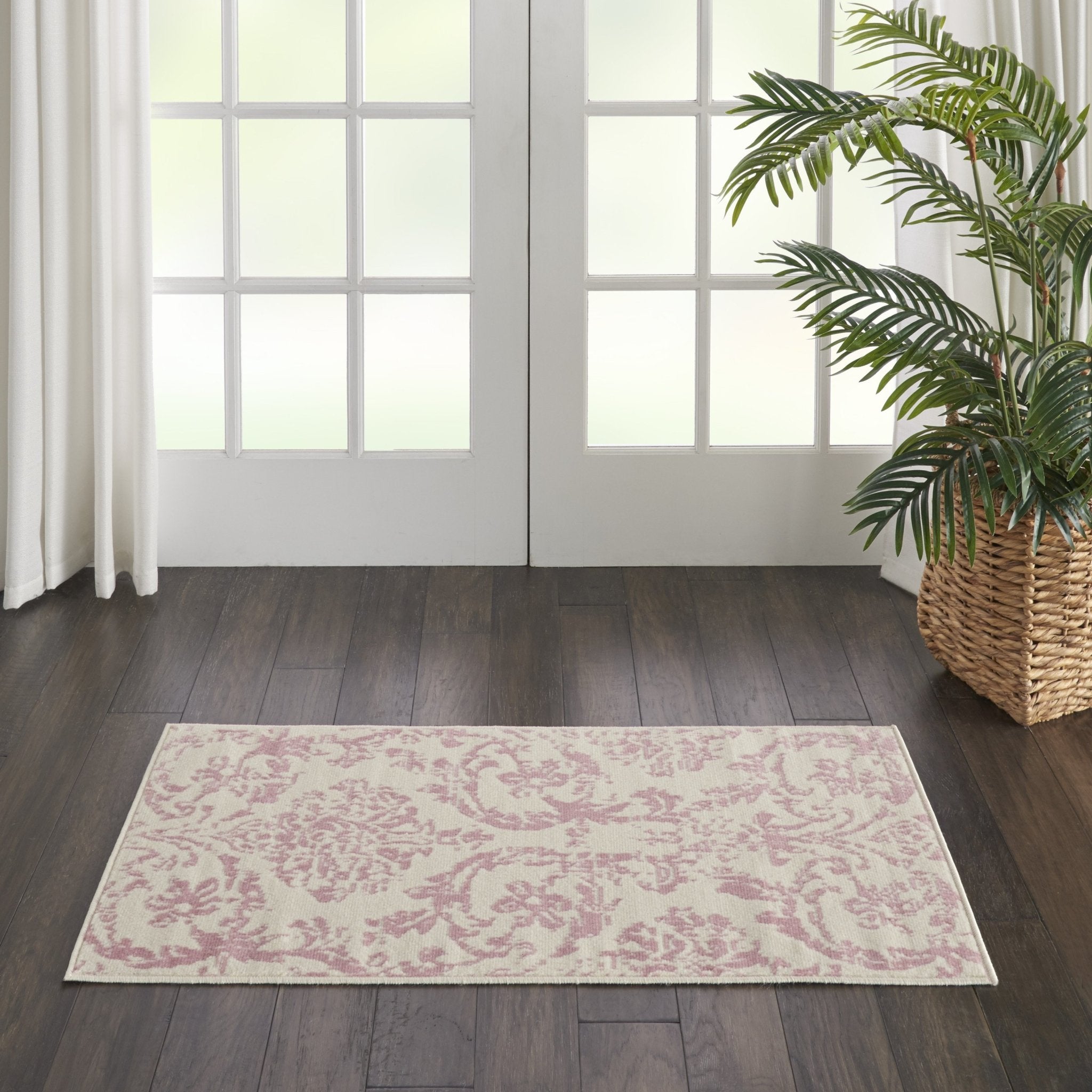 Jubilant JUB09 Ivory/Pink Rug - Baconco