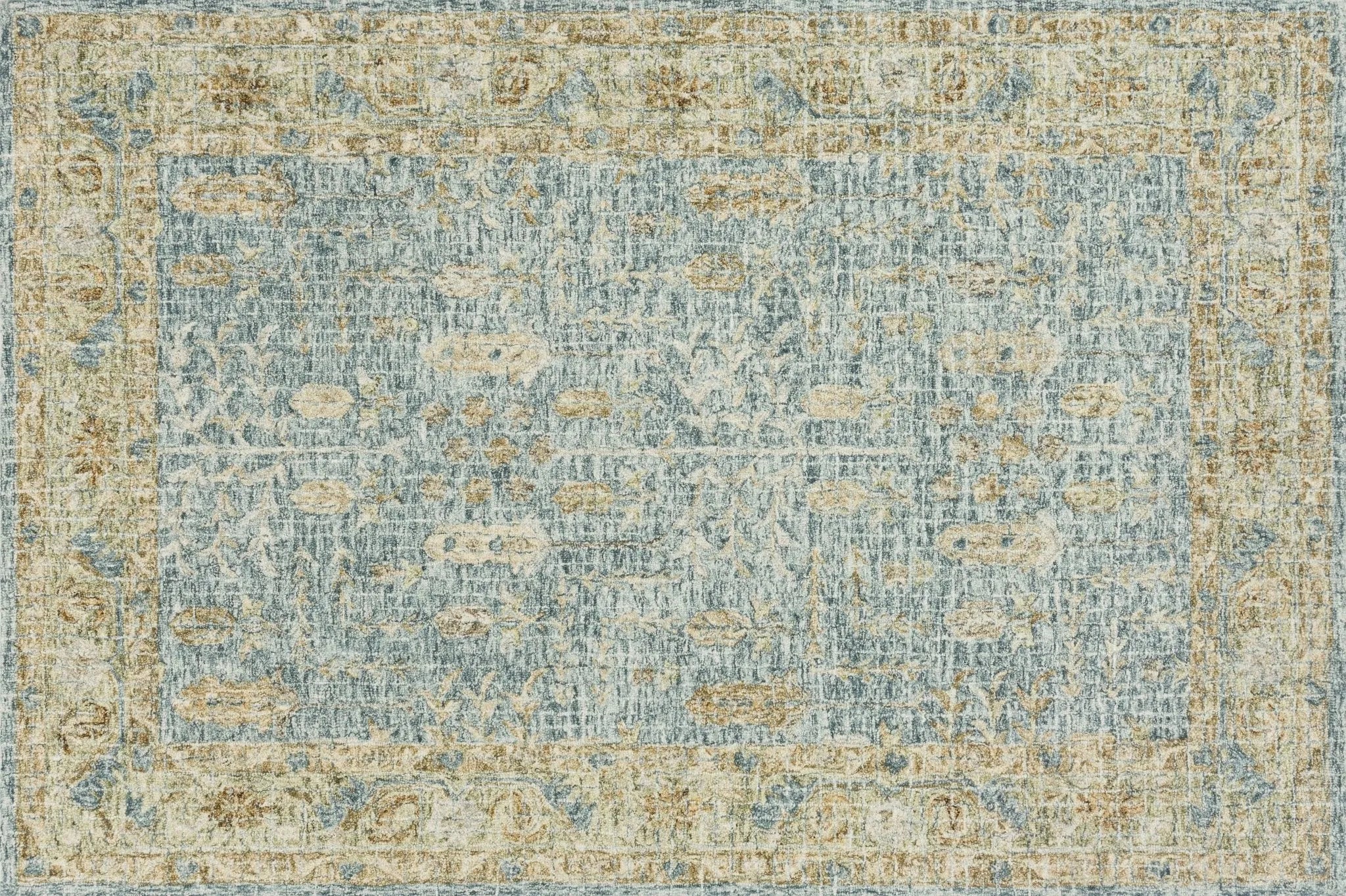 Julian JI 05 Blue / Gold Rug - Baconco