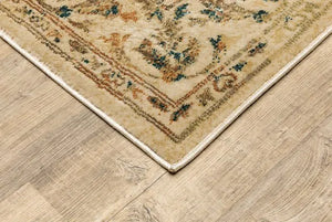 Juliette 1331V Beige/Gold Rug - Baconco