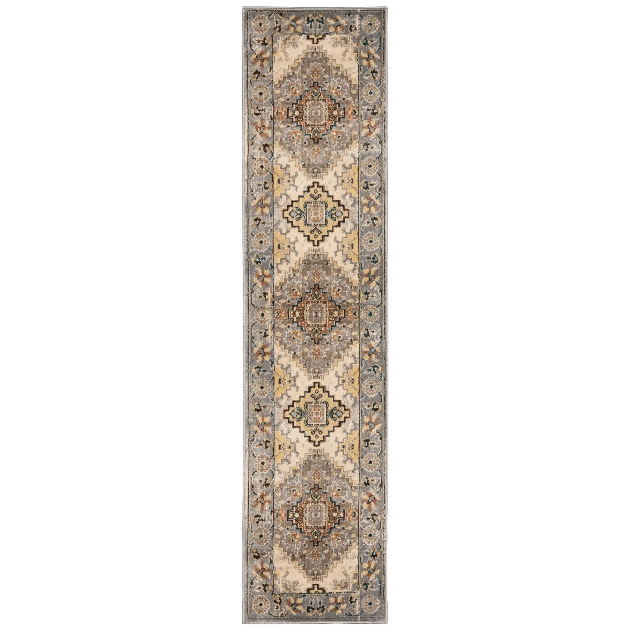 Juliette 203W Grey/Beige Rug - Baconco