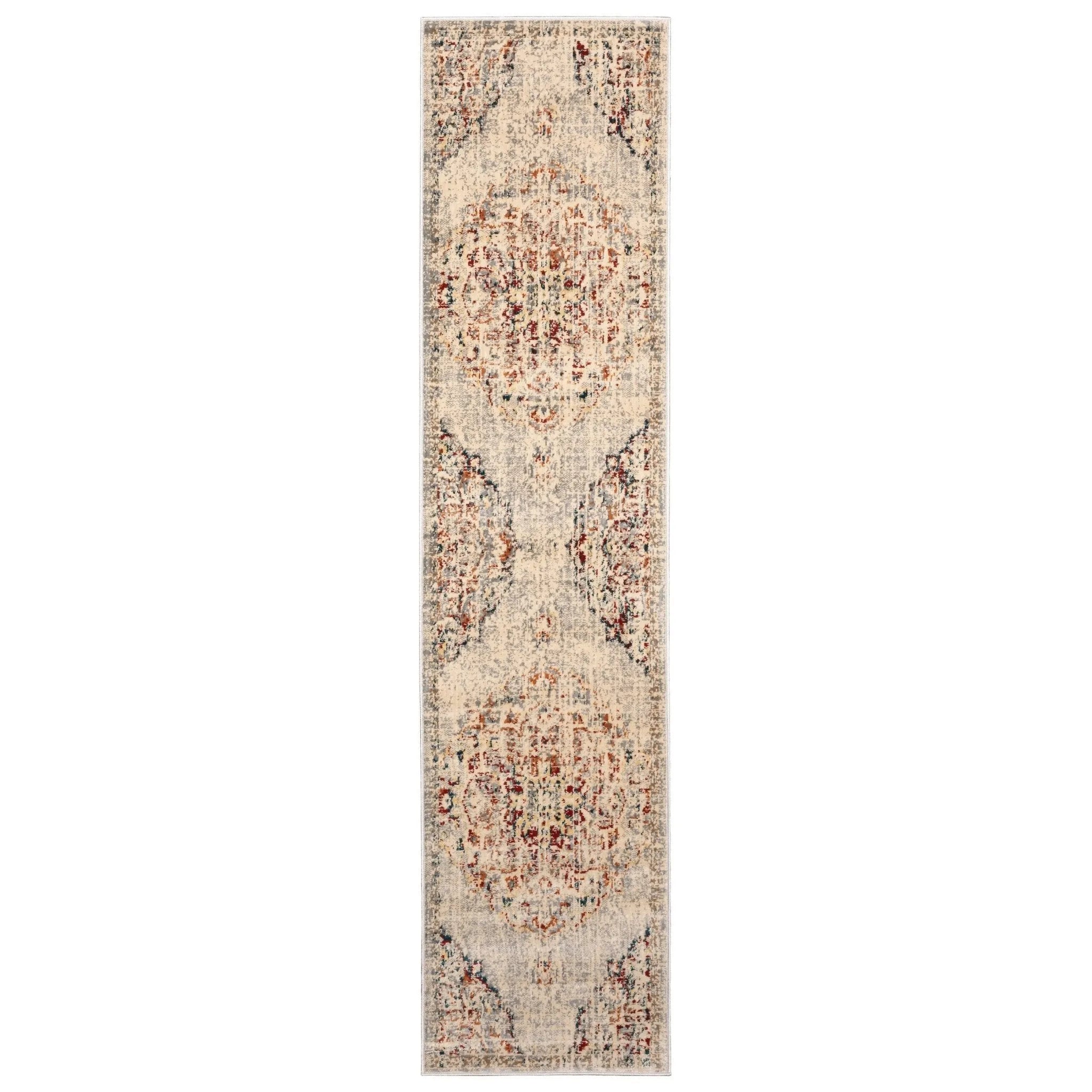 Juliette 2803H Grey/Rust Rug - Baconco