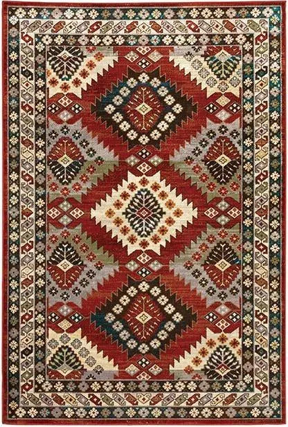 Juliette 2R Red/Multi Rug - Baconco