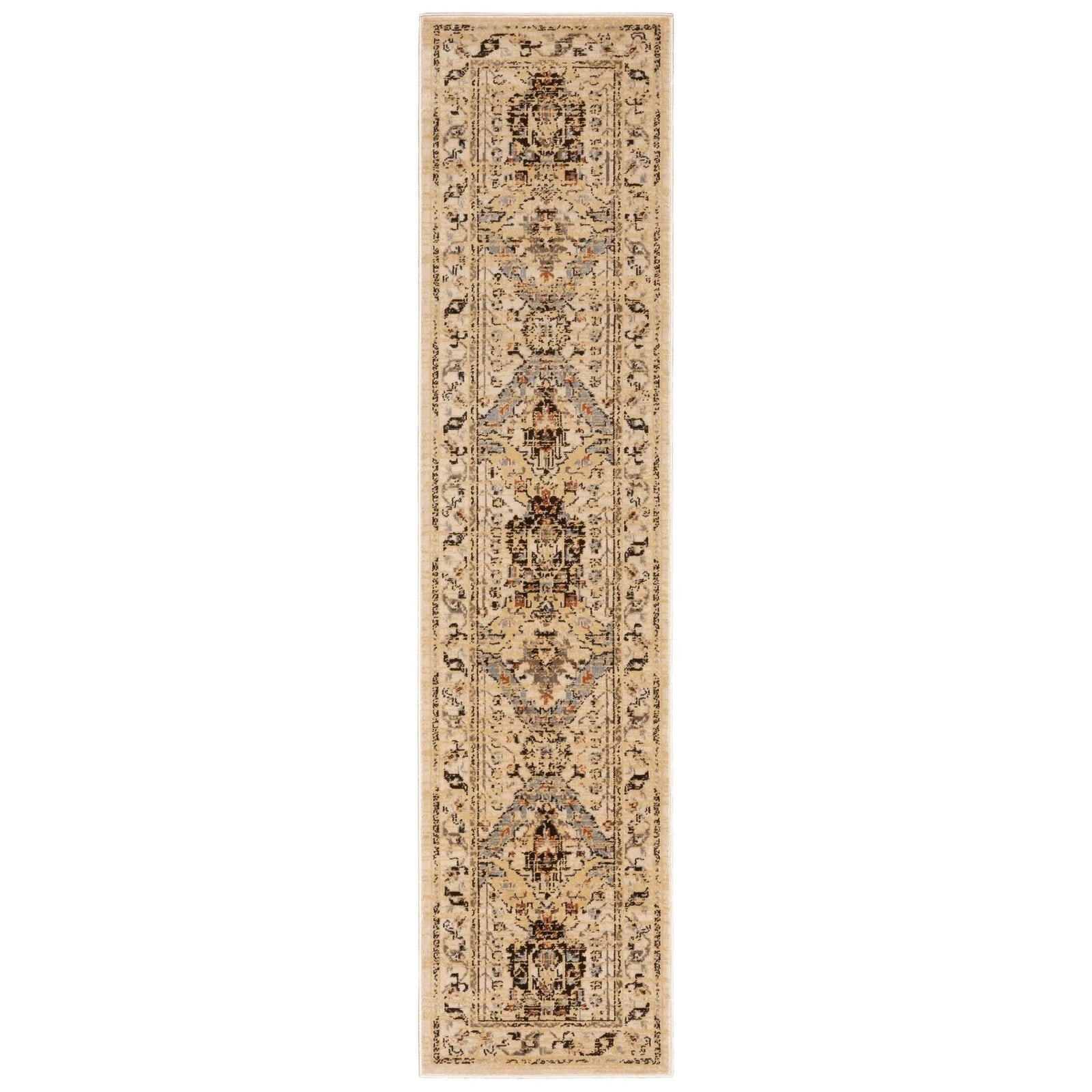 Juliette 532W Beige/Grey Rug - Baconco