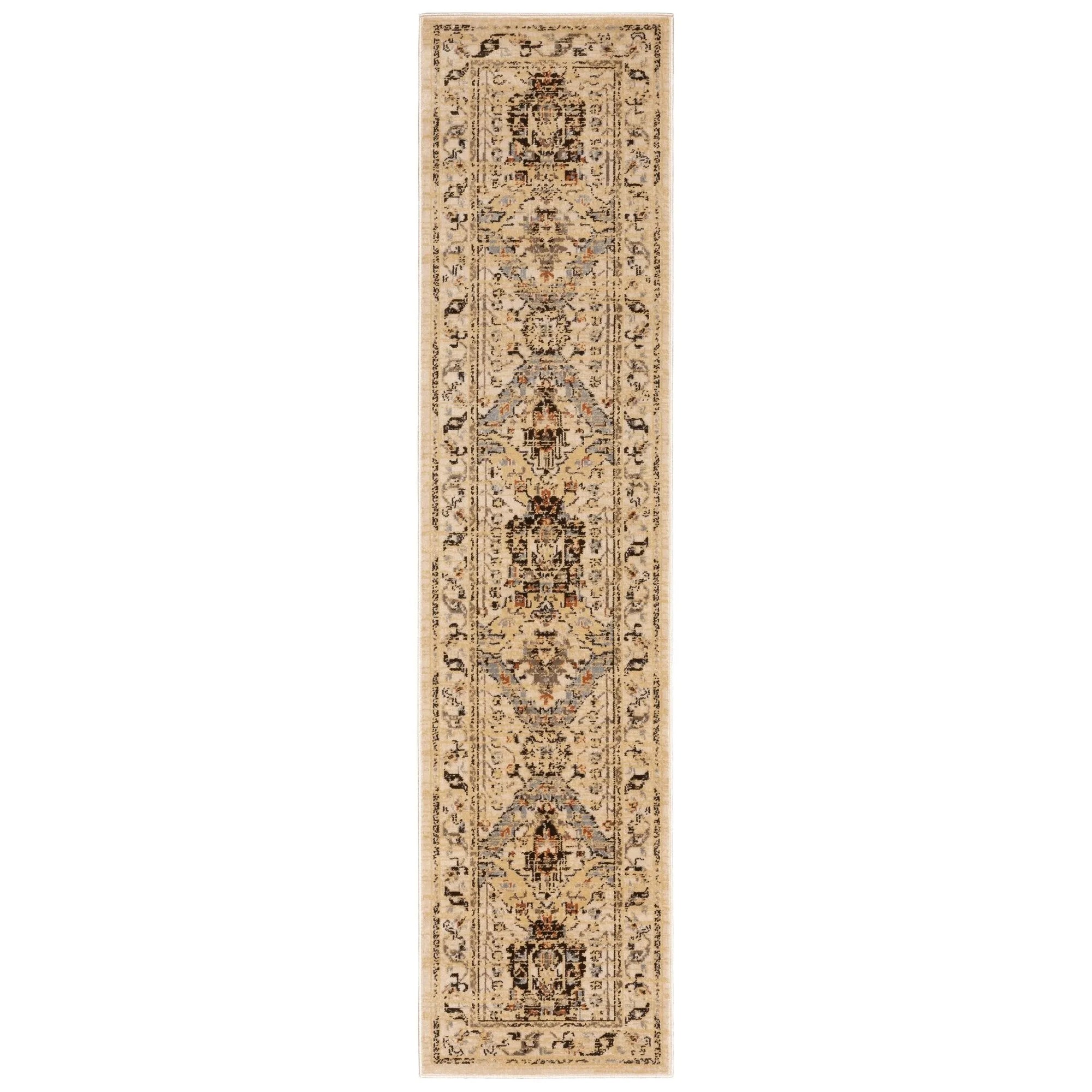 Juliette 532W Beige/Grey Rug - Baconco