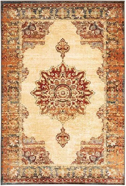 Juliette 8120W Gold/Orange Rug - Baconco