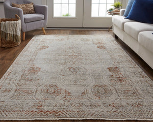 Kaia KAI39GKF Tan/Ivory Rug - Baconco