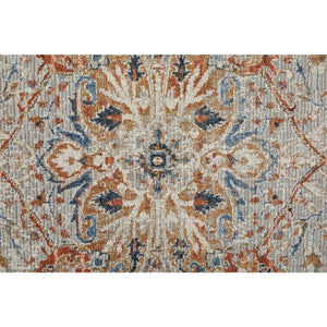 Kaia KAI39HXF Orange/Ivory Rug - Baconco