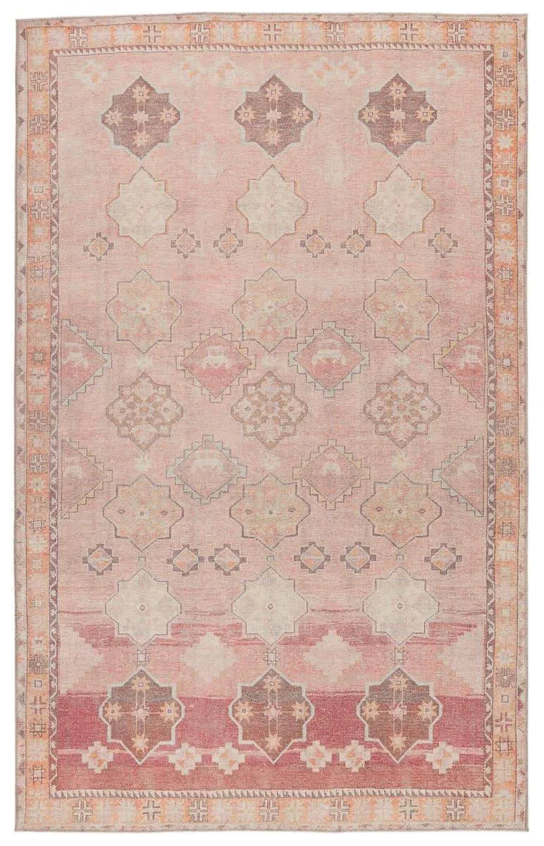 Kairos Kar02 Bijou Pink/Orange Rug - Baconco