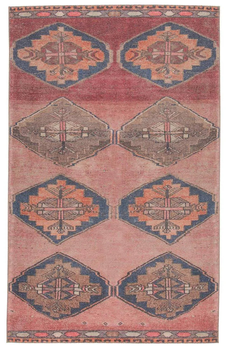 Kairos Kar07 Mirta Pink/Blue Rug - Baconco