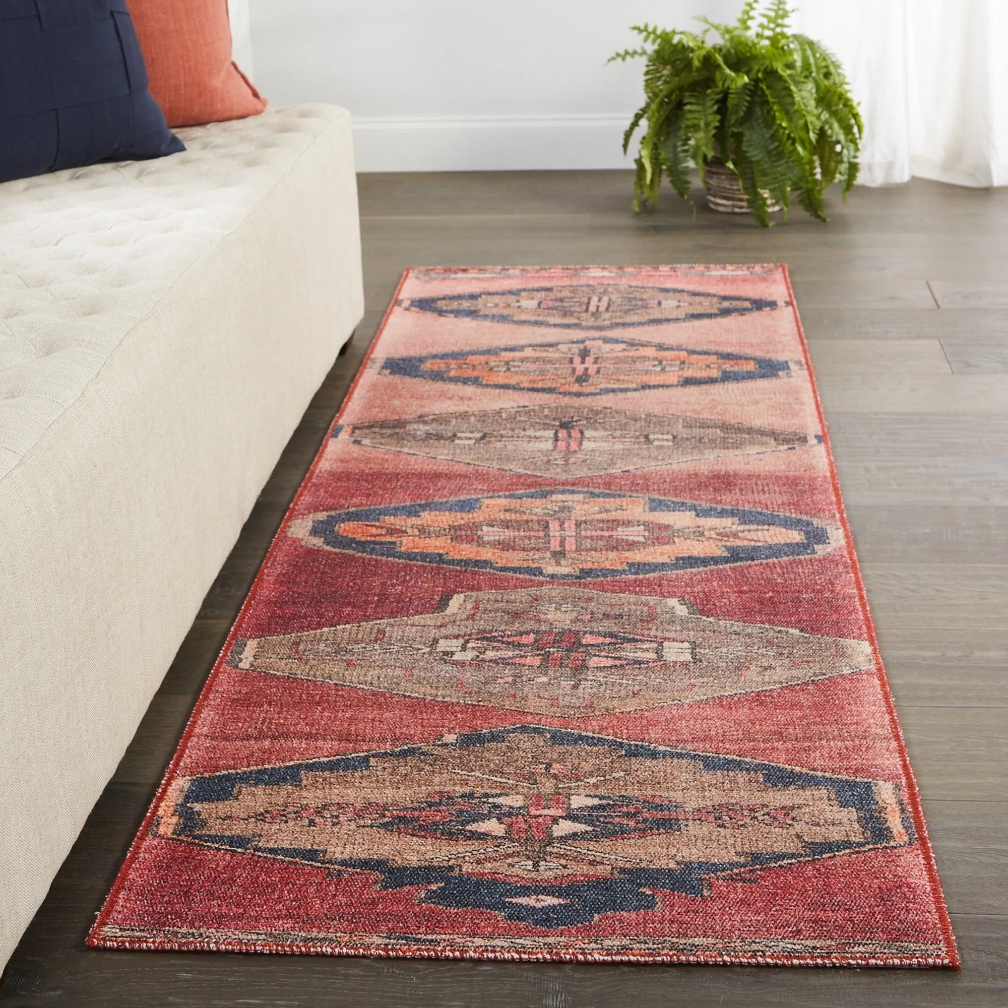 Kairos Kar07 Mirta Pink/Blue Rug - Baconco