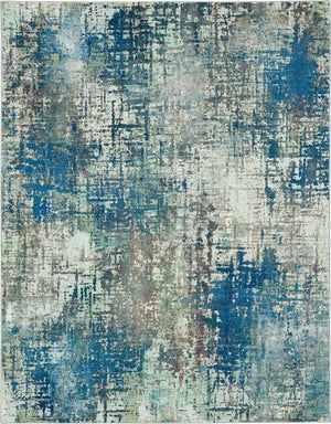 Kaleidoscope ZS016 A439 Glacial Blue Rug - Baconco