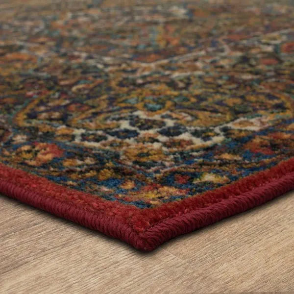 Kaleidoscope ZS019 A400 Canterbury Red Rug - Baconco