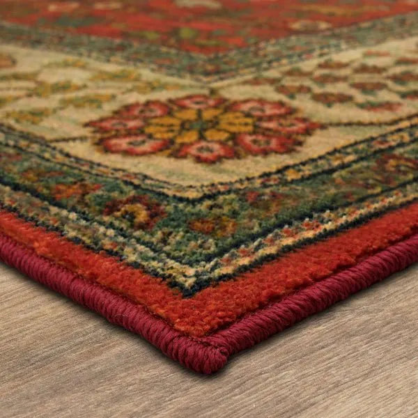 Kaleidoscope ZS021 A400 Oglethorpe Red Rug - Baconco