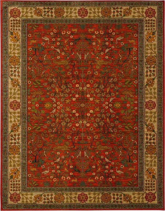 Kaleidoscope ZS021 A400 Oglethorpe Red Rug - Baconco