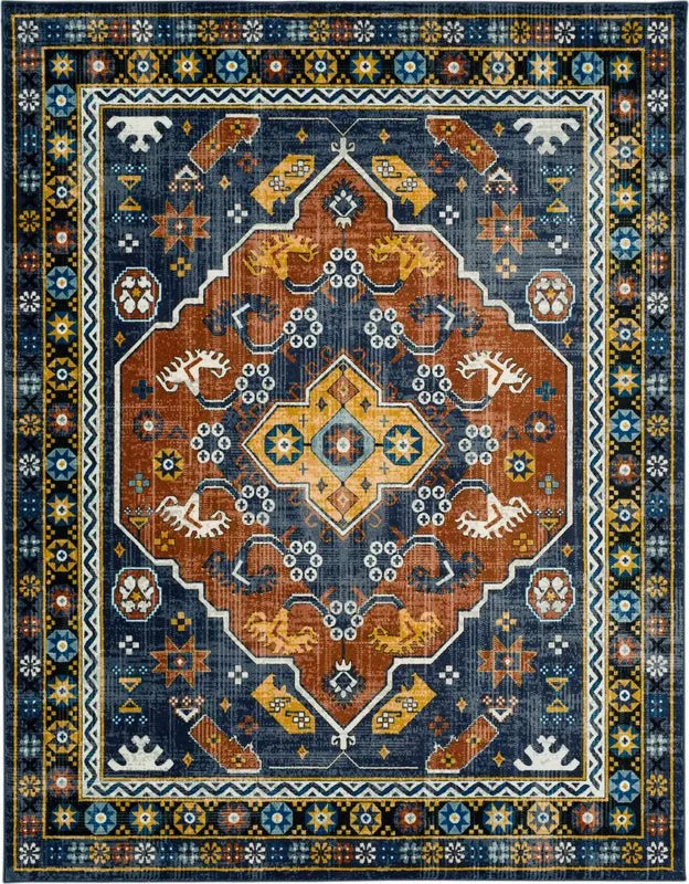 Kaleidoscope ZS023 A405 Mozambique Navy Rug - Baconco