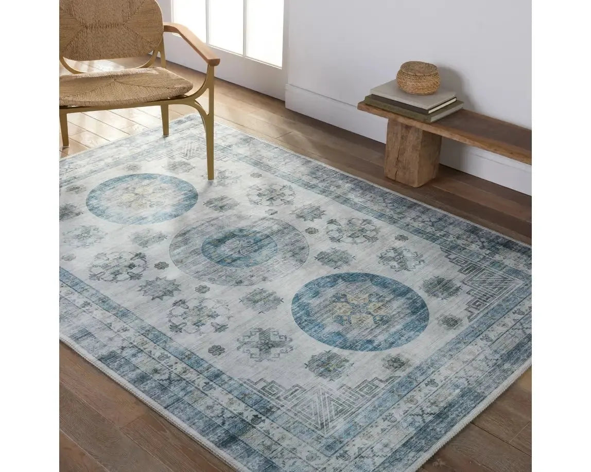 Kalesi KLS09 Navy/Charcoal Rug - Baconco