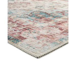 Kalesi KLS10 Red/Green Rug - Baconco