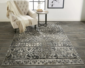 Kano 3871F Gray/Taupe Rug - Baconco