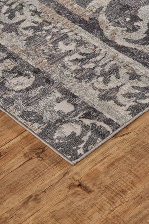 Kano 3871F Gray/Taupe Rug - Baconco