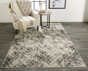 Kano 3873F Ivory/Gray Rug - Baconco