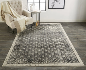 Kano 3875F Black/Ivory Rug - Baconco