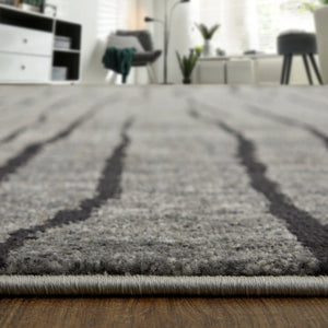 Kano 86439LIF Grey/Black Rug - Baconco