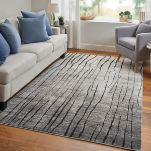 Kano 86439LIF Grey/Black Rug - Baconco