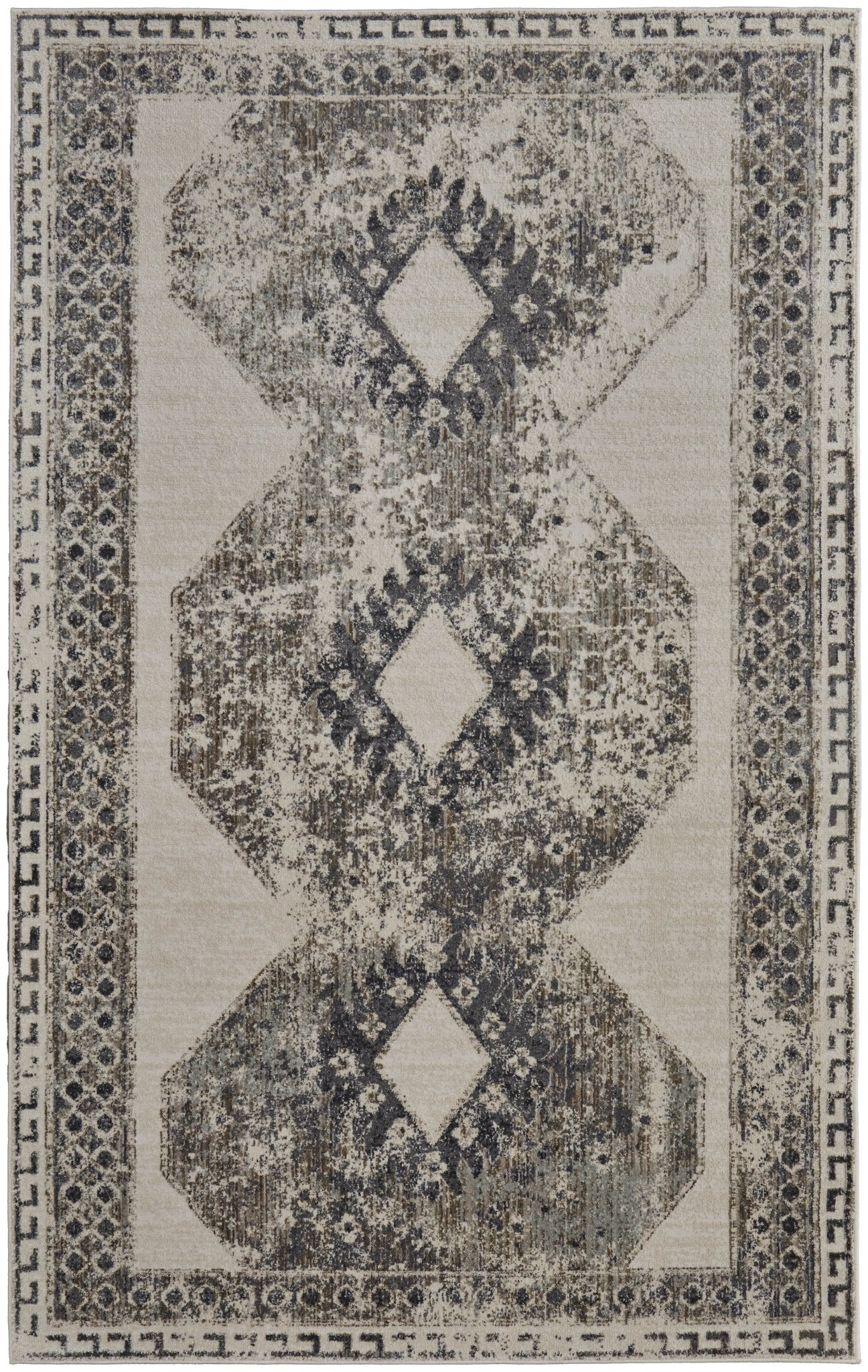 Kano 86439LIF Ivory/Taupe Rug - Baconco