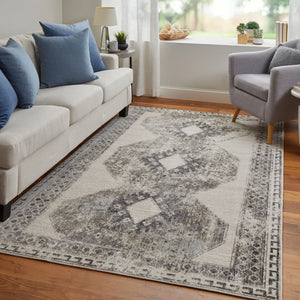 Kano 86439LIF Ivory/Taupe Rug - Baconco