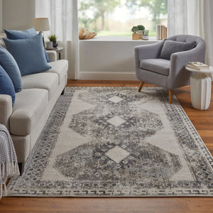 Kano 86439LIF Ivory/Taupe Rug - Baconco