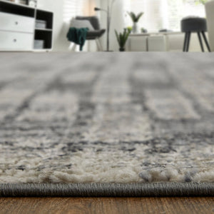 Kano 86439LKF Grey/Black Rug - Baconco