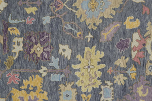 Karina 9096791F Gold/Blue Rug - Baconco