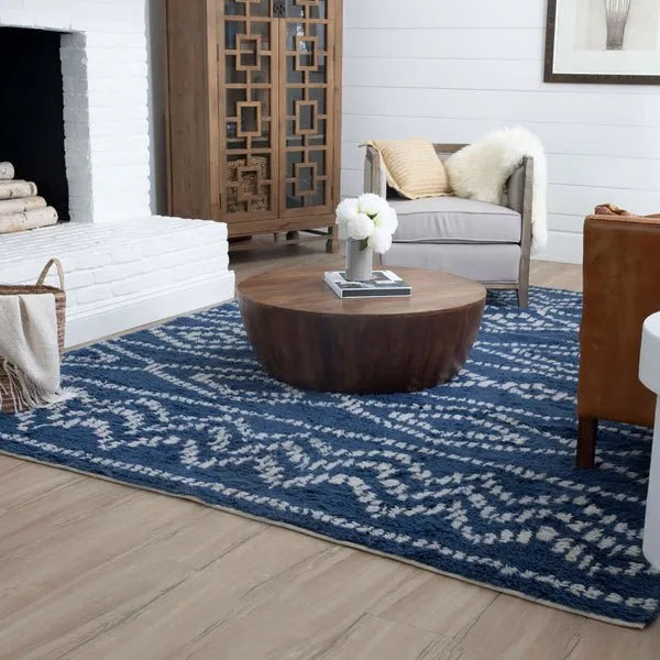 Kasbah R1099 103 Draa Valley Blue Rug - Baconco