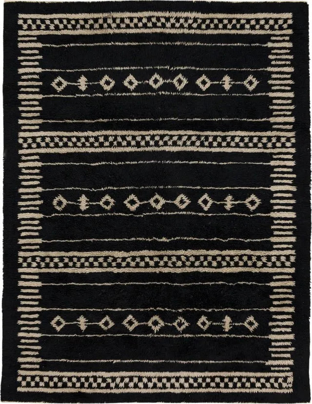 Kasbah R1101 248 Agadir Charcoal Rug - Baconco