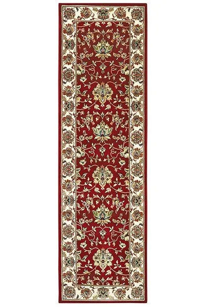 Kashan 4929R Red/ Ivory Rug - Baconco