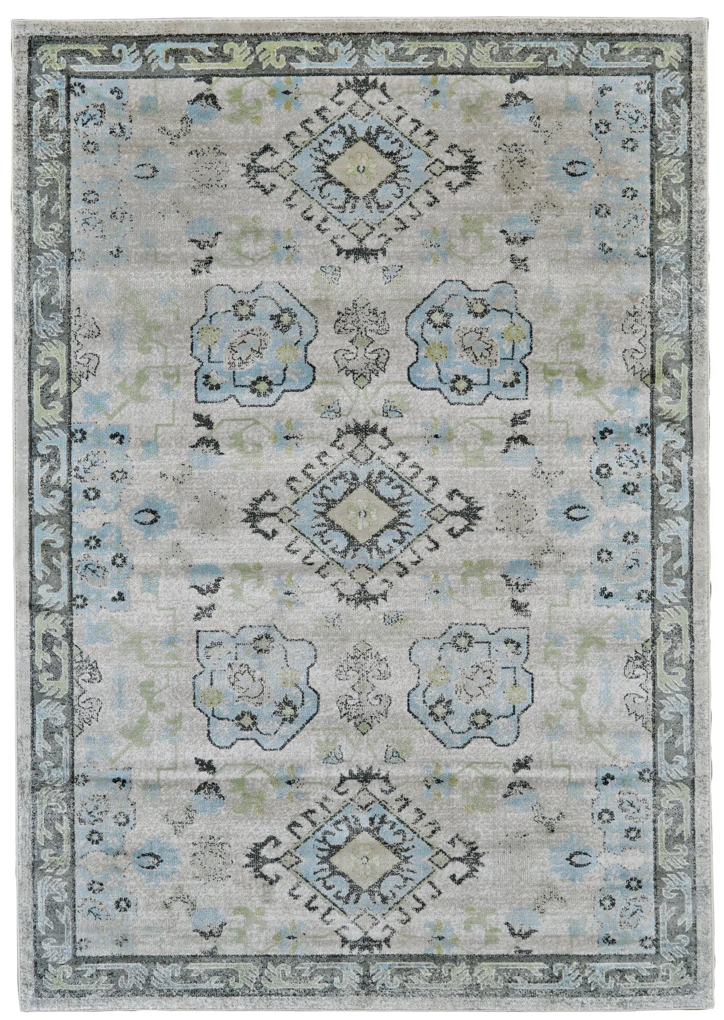 Katari 3378F Gray/Blue Rug - Baconco