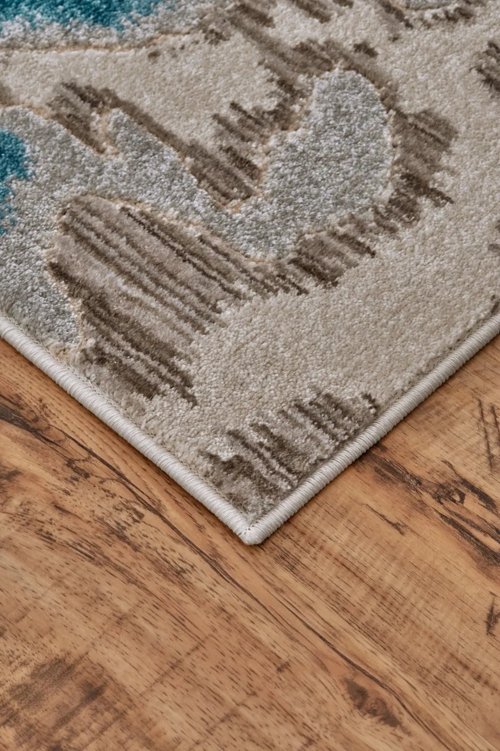 Keats 3467F Teal/Taupe Rug - Baconco