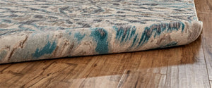 Keats 3467F Teal/Taupe Rug - Baconco