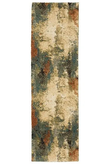 Kendall 531X Beige/Blue Rug - Baconco