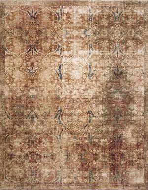 Kennedy by Magnolia Home KEN-02 Rust/Multi Rug - Baconco