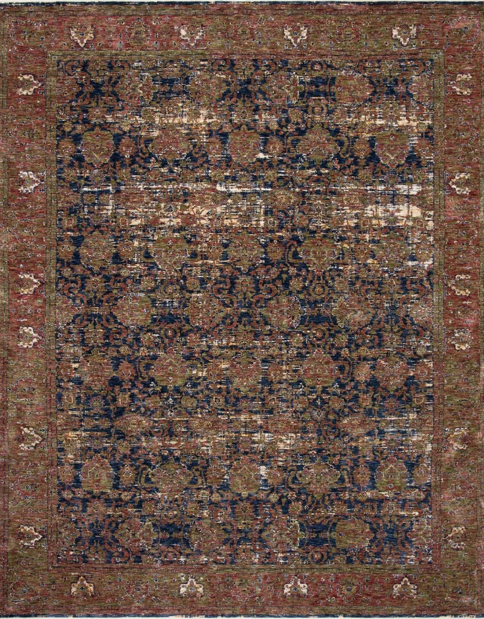 Kennedy by Magnolia Home KEN-03 Blue/Multi Rug - Baconco