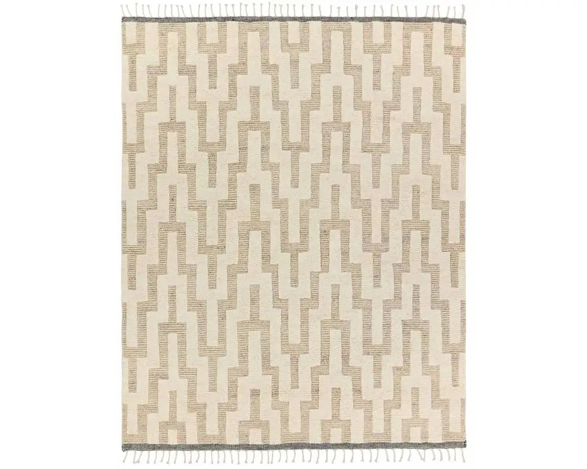 Keoka KEO08 Cream/Tan Rug - Baconco