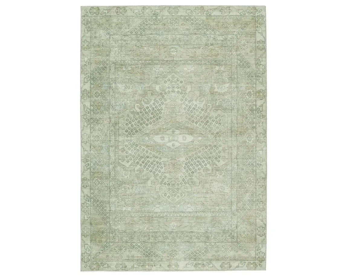 Keyara KNC03 Green/Taupe Rug - Baconco