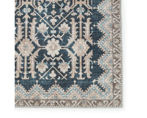 Keyara KNC07 Blue/Tan Rug - Baconco