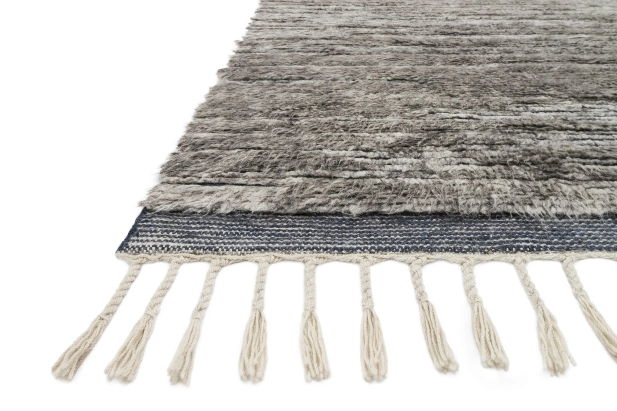 Khalid Kf-04 Pewter/Ink Rug - Baconco