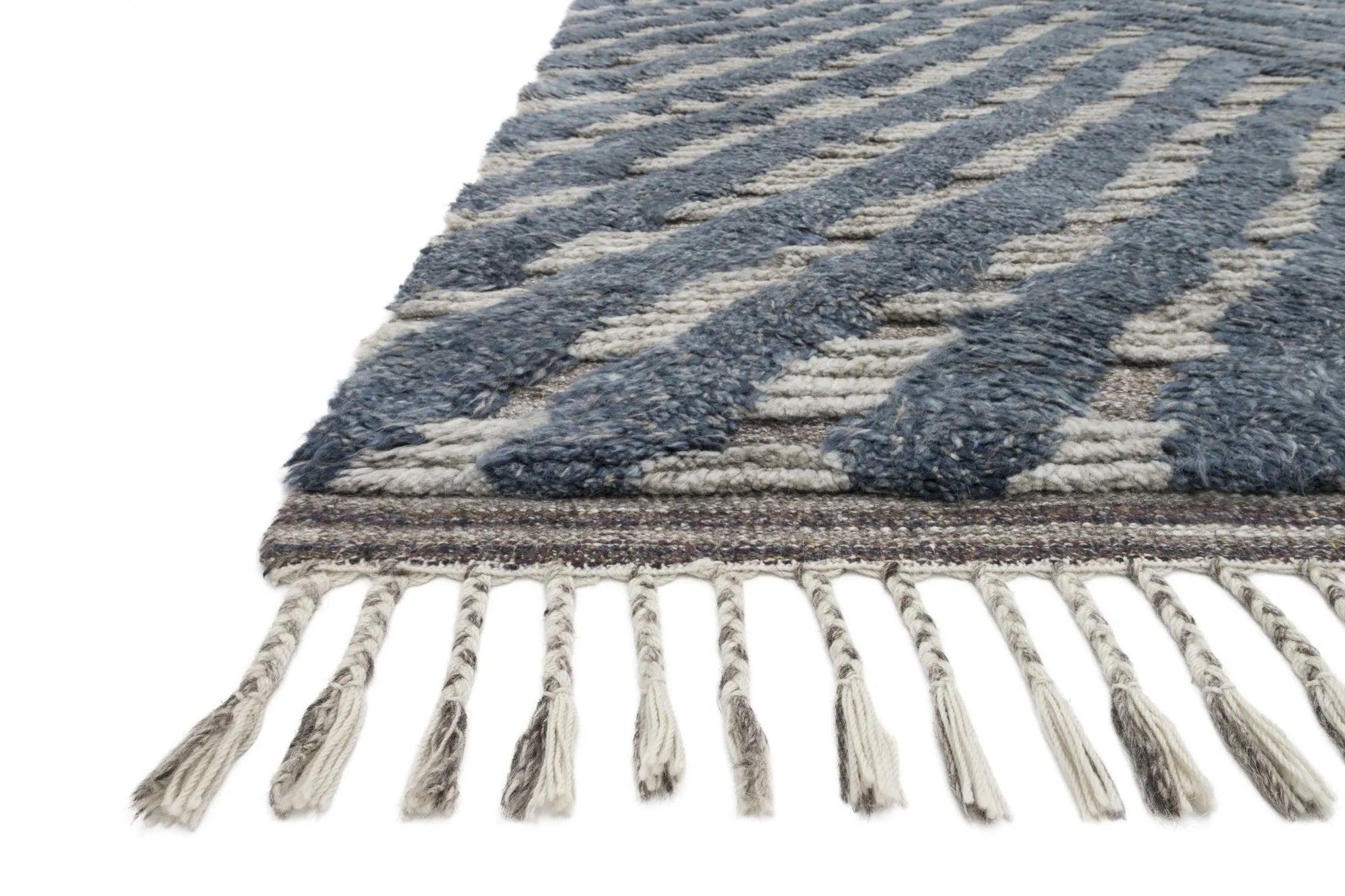 Khalid Kf-06 Blue/Pewter Rug - Baconco