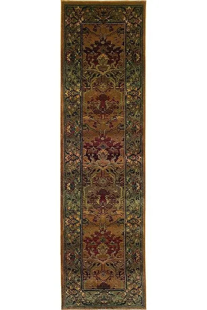 Kharma 465J Green/ Beige Rug - Baconco